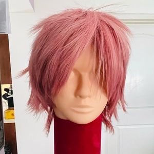 Wig Pink Cosplay Synthetic Hair Anogol New